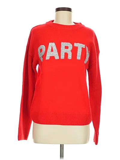 Pre-owned Vici Pullover Sweater In Red