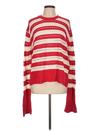 Pre-owned Vici Pullover Sweater In Red