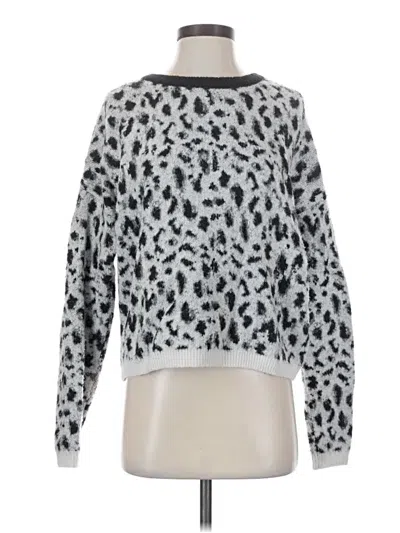 Pre-owned Vici Pullover Sweater In Silver