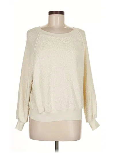 Pre-owned Vici Pullover Sweater In White