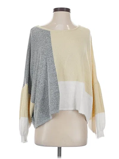 Pre-owned Vici Pullover Sweater In Yellow