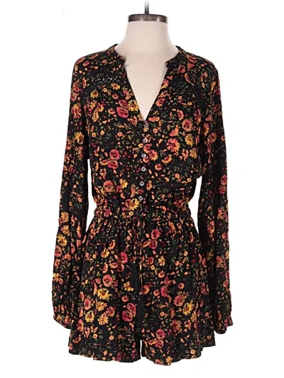 Pre-owned Vici Romper In Black