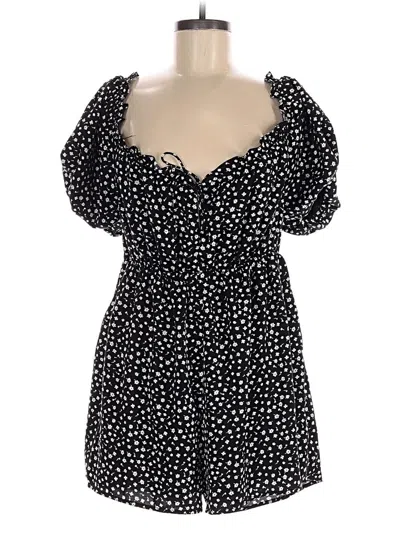 Pre-owned Vici Romper In Black