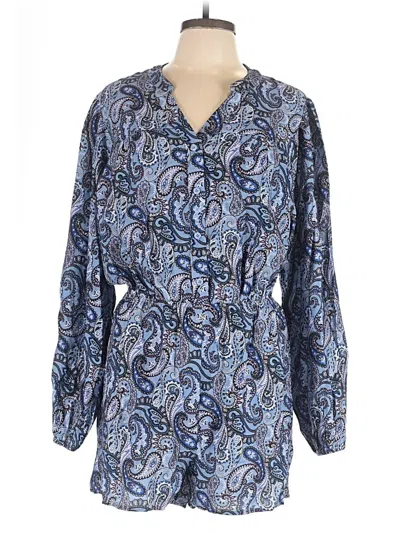 Pre-owned Vici Romper In Blue