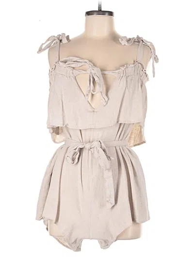 Pre-owned Vici Romper In Brown