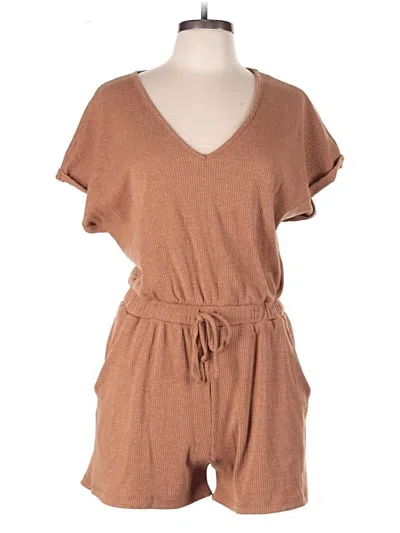 Pre-owned Vici Romper In Brown