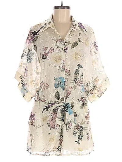 Pre-owned Vici Romper In Ivory