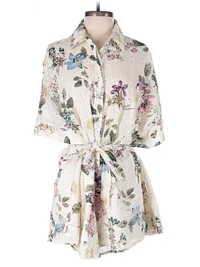 Pre-owned Vici Romper In Ivory