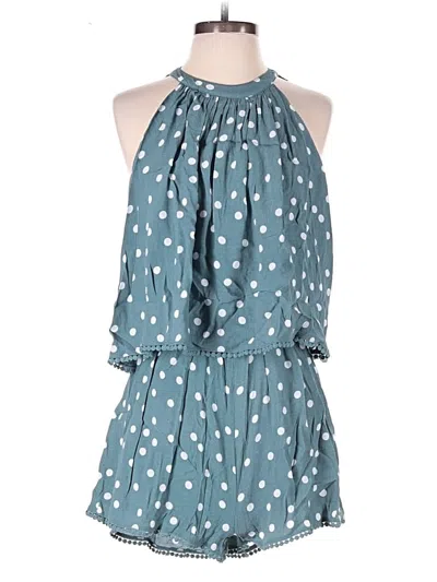 Pre-owned Vici Romper In Teal