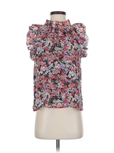 Pre-owned Vici Short Sleeve Blouse In Pink