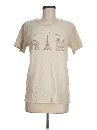 Pre-owned Vici Short Sleeve T-shirt In Brown