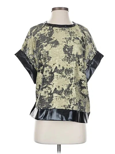 Pre-owned Vici Short Sleeve T-shirt In Gold