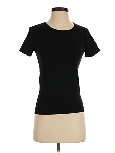 Pre-owned Vici Short Sleeve Turtleneck In Black