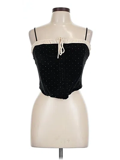 Pre-owned Vici Sleeveless Blouse In Black
