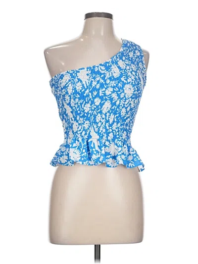 Pre-owned Vici Sleeveless Blouse In Blue