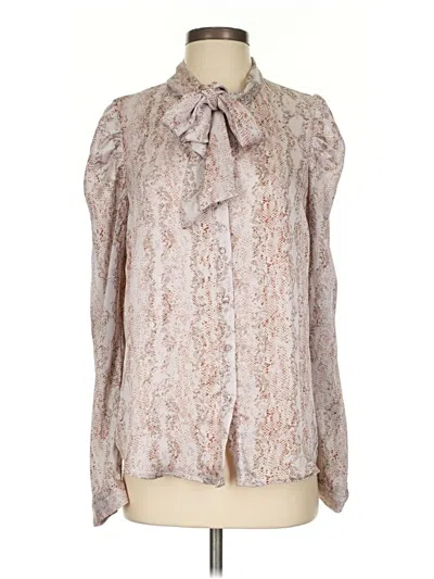 Pre-owned Vici Sleeveless Blouse In Brown