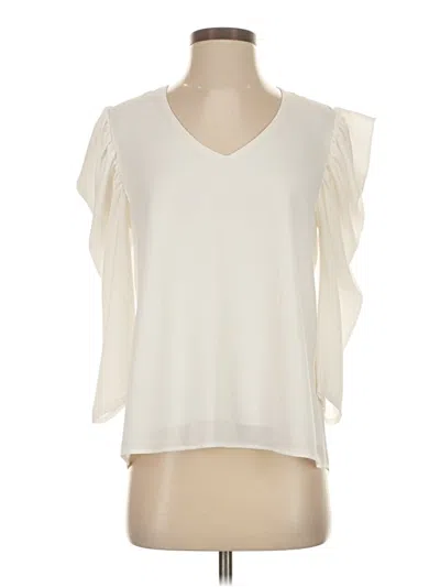 Pre-owned Vici Sleeveless Blouse In Ivory