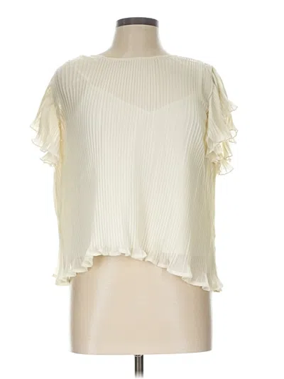 Pre-owned Vici Sleeveless Blouse In Ivory