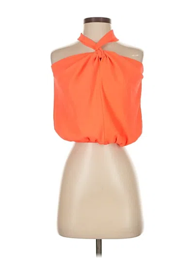 Pre-owned Vici Sleeveless Blouse In Orange
