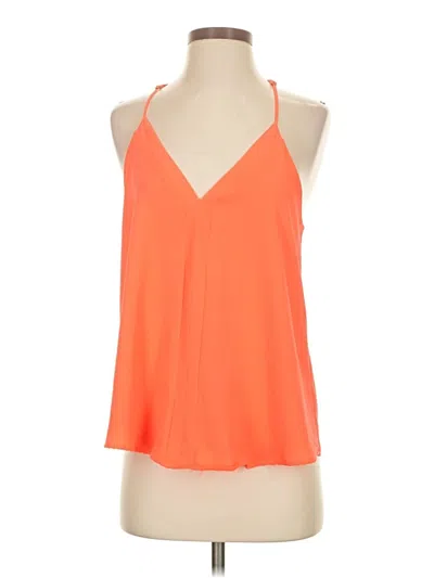 Pre-owned Vici Sleeveless Blouse In Orange