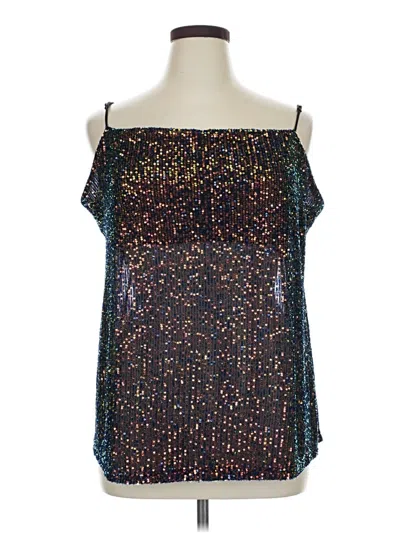Pre-owned Vici Sleeveless Top Blue Strapless Neckline Tops