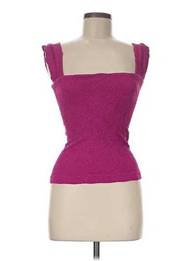 Pre-owned Vici Sleeveless Top Pink Sweetheart Neckline Tops