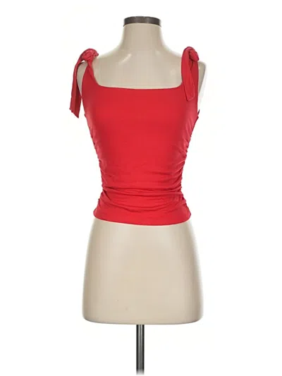 Pre-owned Vici Sleeveless Top Red Sweetheart Neckline Tops