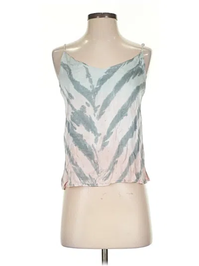 Pre-owned Vici Sleeveless Top Silver Halter Neckline Tops