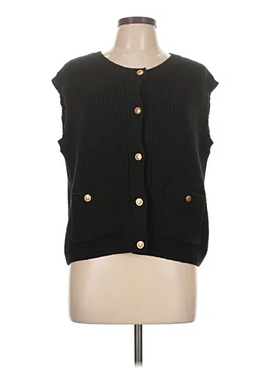 Pre-owned Vici Sweater Vest In Black