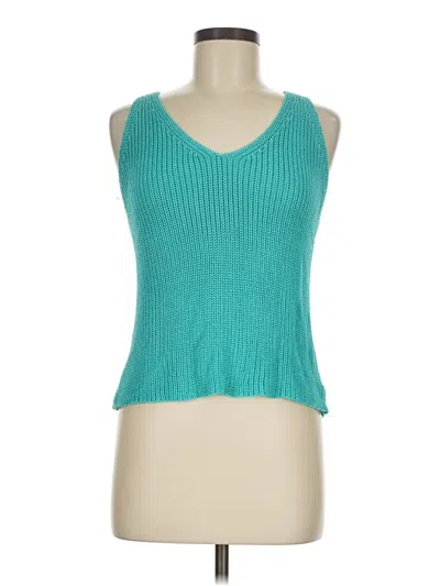Pre-owned Vici Sweater Vest In Teal