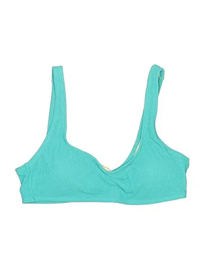Pre-owned Vici Swimsuit Top Teal Swimwear