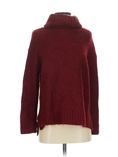 Pre-owned Vici Turtleneck Sweater In Burgundy