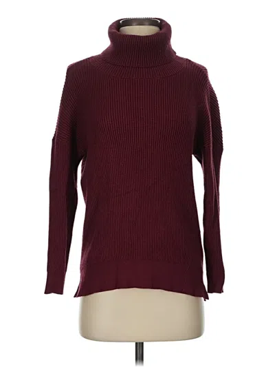 Pre-owned Vici Turtleneck Sweater In Burgundy