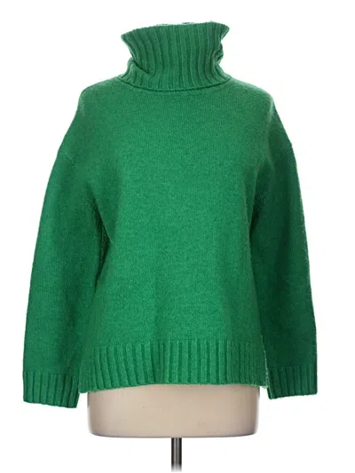 Pre-owned Vici Turtleneck Sweater In Green