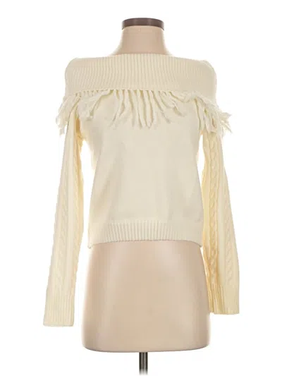 Pre-owned Vici Turtleneck Sweater In Ivory