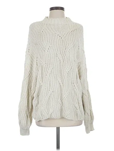 Pre-owned Vici Turtleneck Sweater In Ivory
