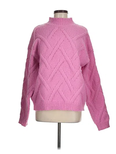 Pre-owned Vici Turtleneck Sweater In Pink