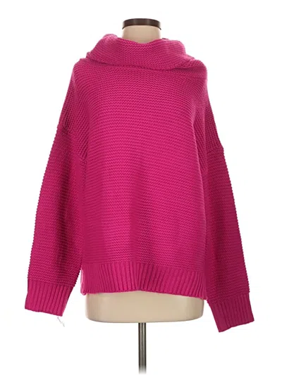 Pre-owned Vici Turtleneck Sweater In Pink