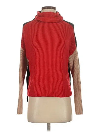 Pre-owned Vici Turtleneck Sweater In Red