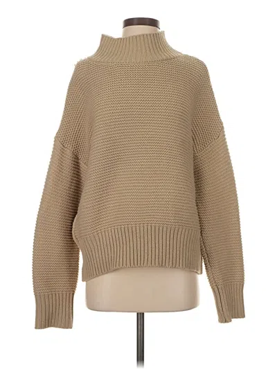 Pre-owned Vici Turtleneck Sweater In Tan