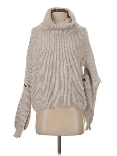 Pre-owned Vici Turtleneck Sweater In Tan