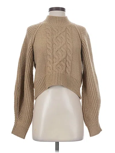 Pre-owned Vici Turtleneck Sweater In Tan