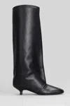 Vicini Cizin 30 Low Heels Boots In Black