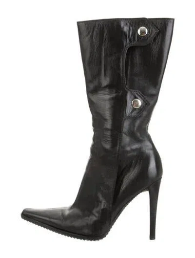 Pre-owned Vicini Vintage 2000's Boots In Black