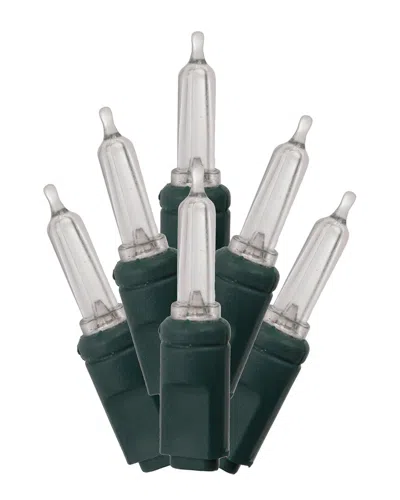 Vickerman 100 Warm White Italian Led Single Mold Light In Green