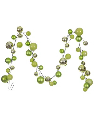 Vickerman 10ft Celadon Ball Branch Garland In Green