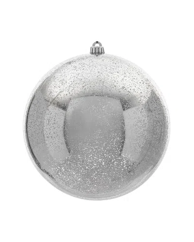 Vickerman 10in Silver Shiny Mercury Ball Ornament