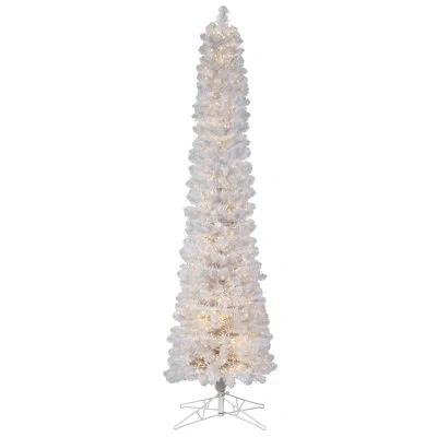 Vickerman 120'' H White Pine Christmas Tree With 3300 Led Lights