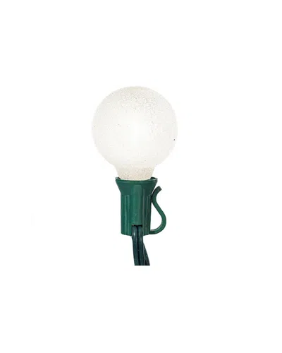 Vickerman 12-light 12ft Pure White Led Iced G40 Light Set In Multi