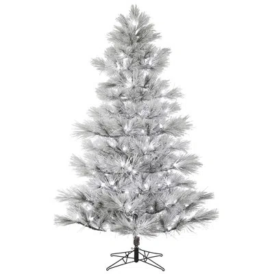 Vickerman 144" H Slender White/green Artificial Christmas Tree
